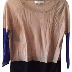 Loft color block sweater